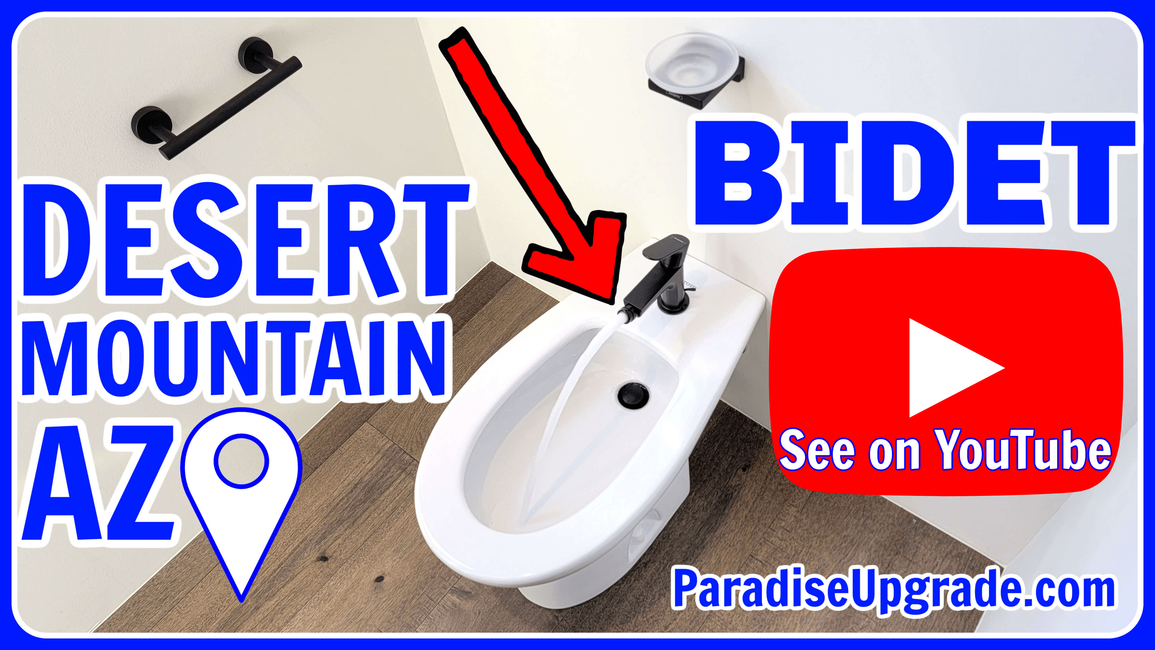 See a quick YouTube video on this bidet project in Desert Mountain, Scottsdale, AZ 85262.