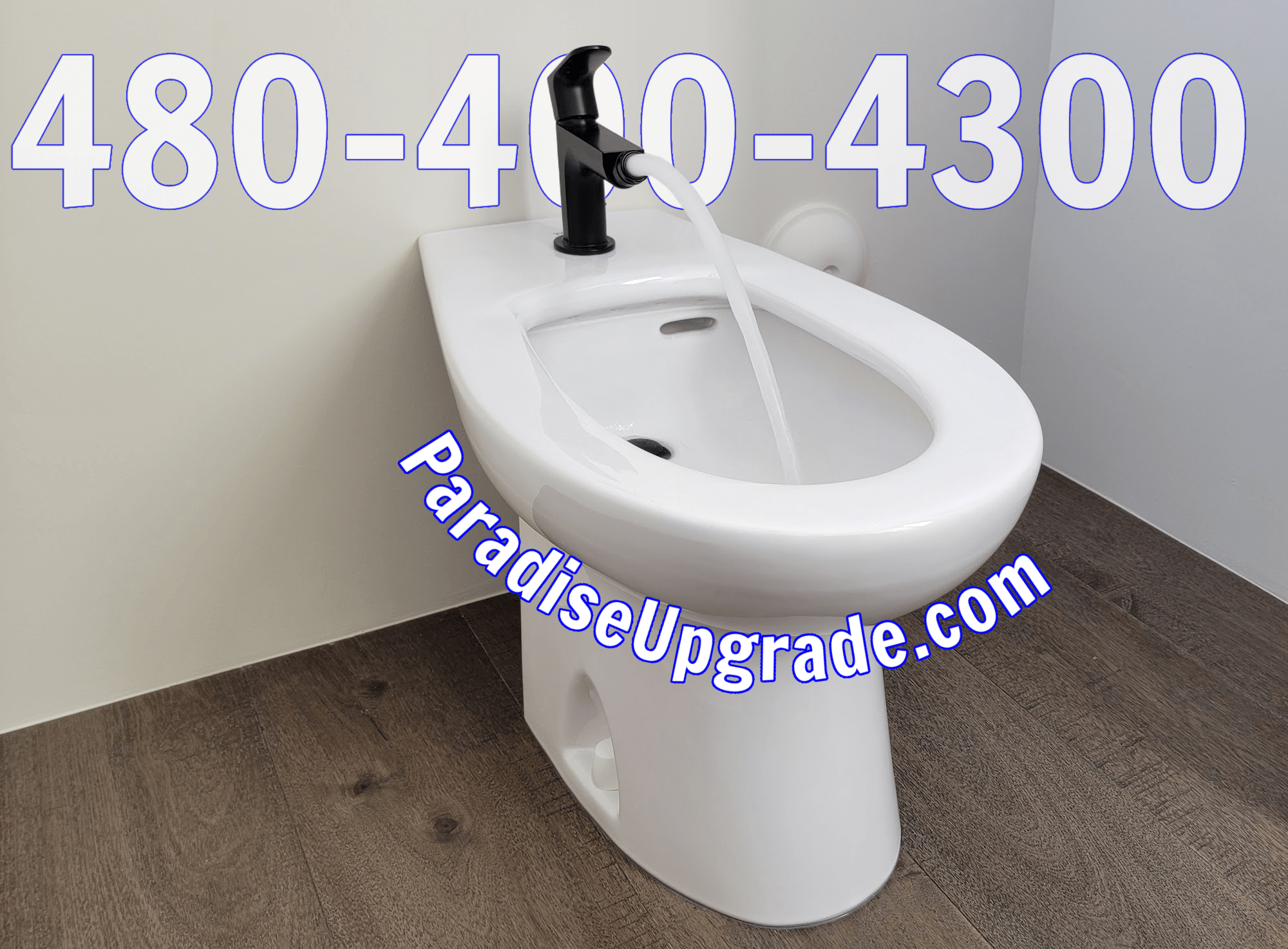Bidet installation in Desert Mountain, Scottsdale, AZ 85262 by Paradise Upgrade.