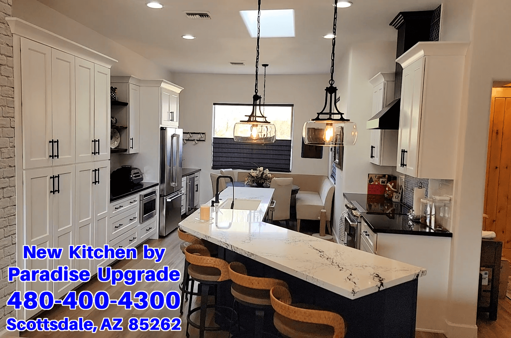 New kitchen remodel in Scottsdale, AZ 85262 by Paradise Upgrade 480-400-4300